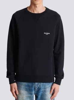 Flocked Sweatshirt-Balmain Shop