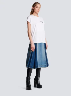 Flocked T-shirt-Balmain Online