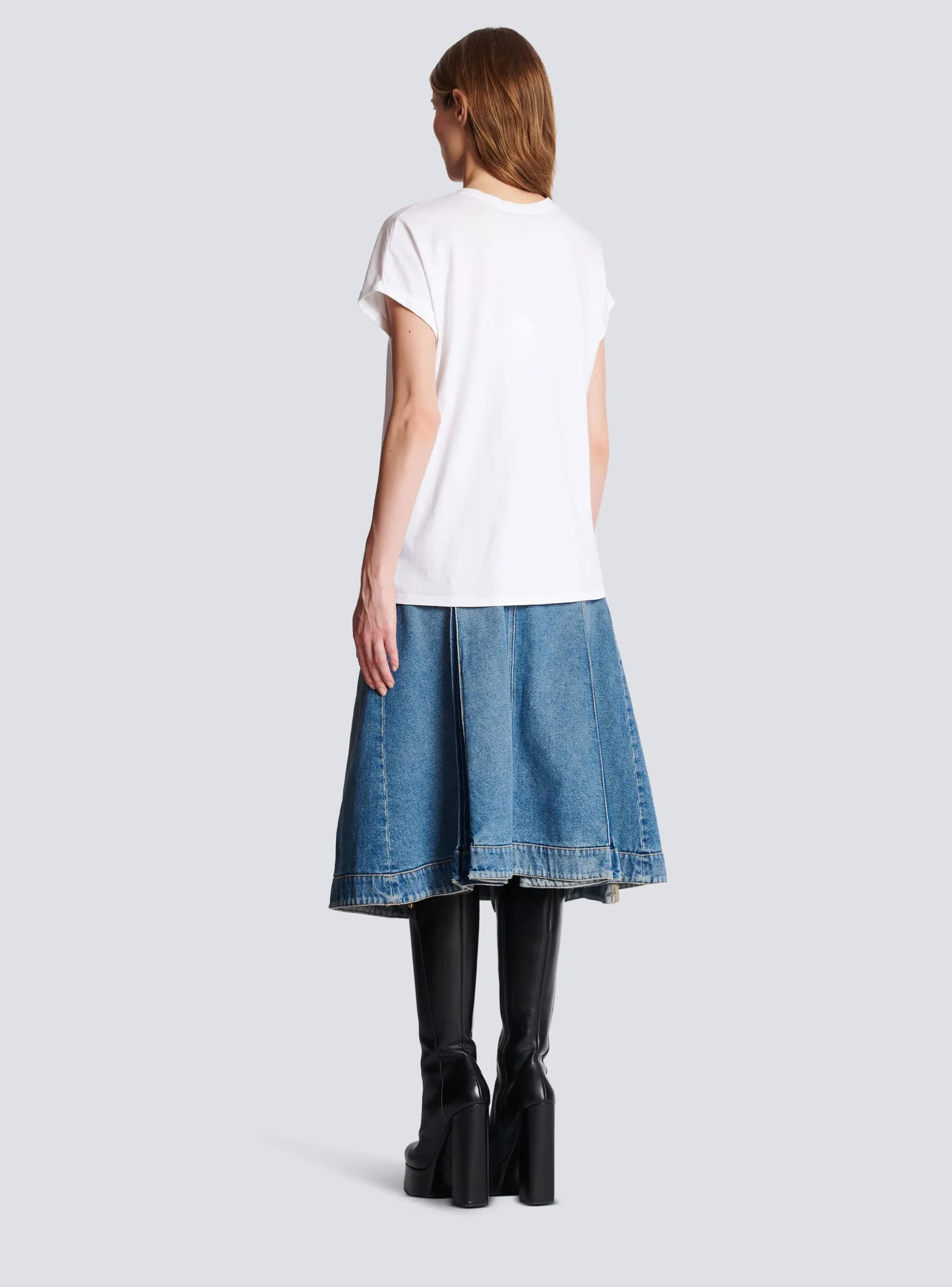 Flocked T-shirt-Balmain Online