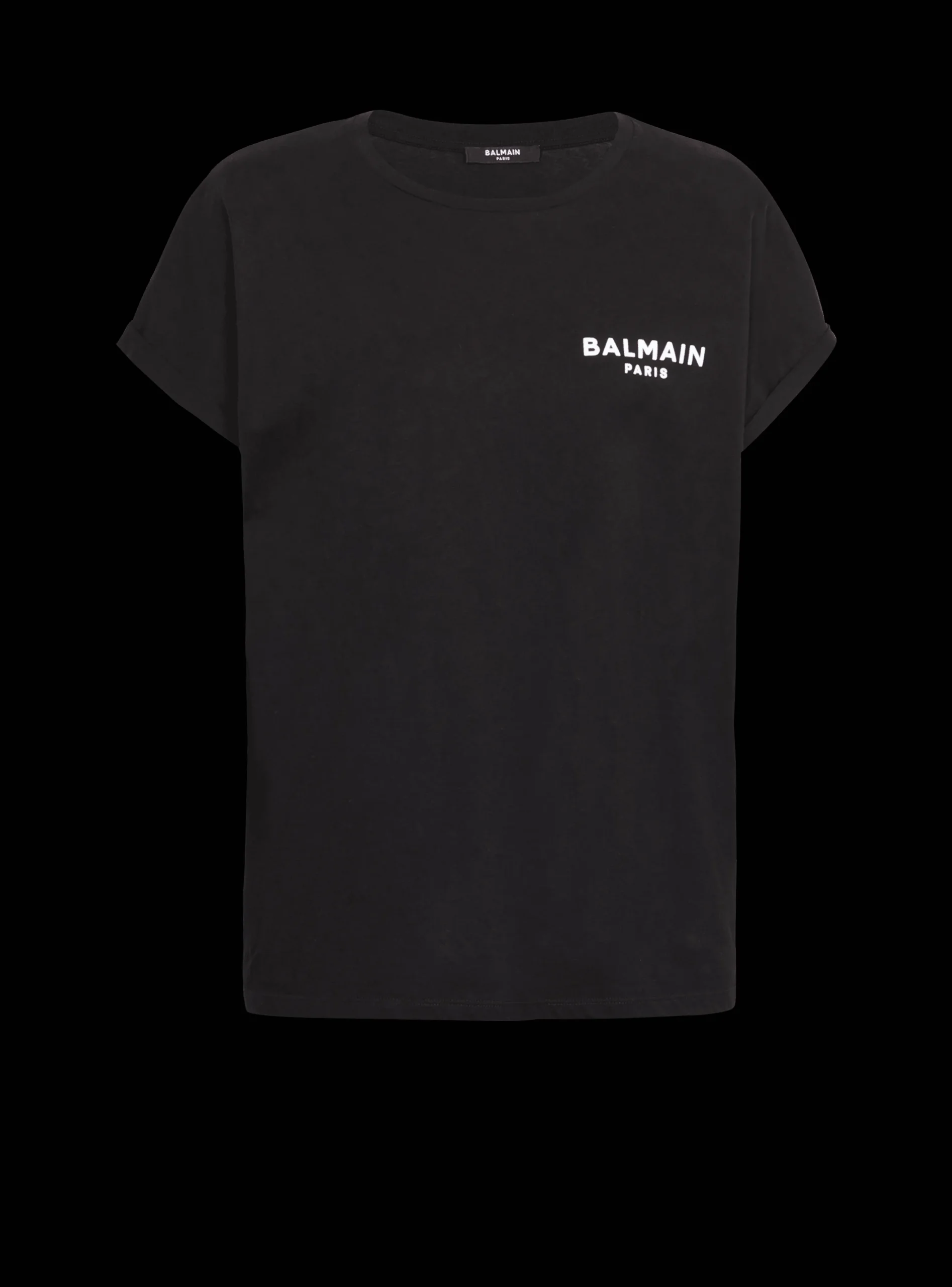 Flocked T-shirt-Balmain Outlet