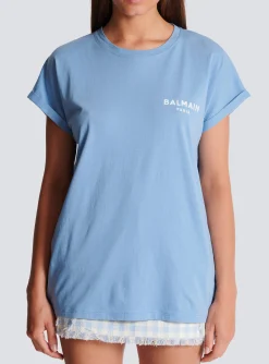 Flocked T-shirt-Balmain Online