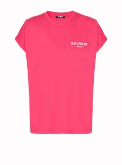 Flocked T-shirt-Balmain Best