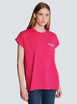 Flocked T-shirt-Balmain Best