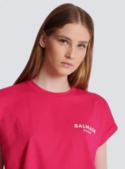 Flocked T-shirt-Balmain Best
