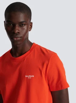 Flocked T-shirt-Balmain Online