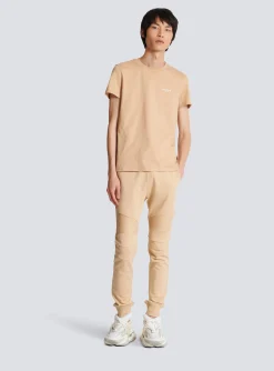 Flocked T-shirt-Balmain Discount