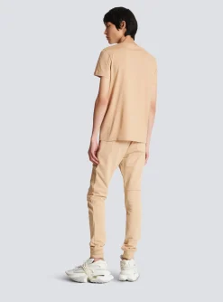 Flocked T-shirt-Balmain Discount