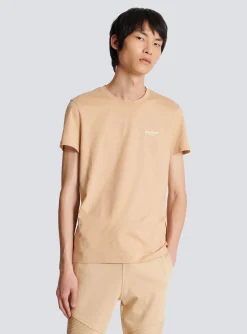 Flocked T-shirt-Balmain Discount