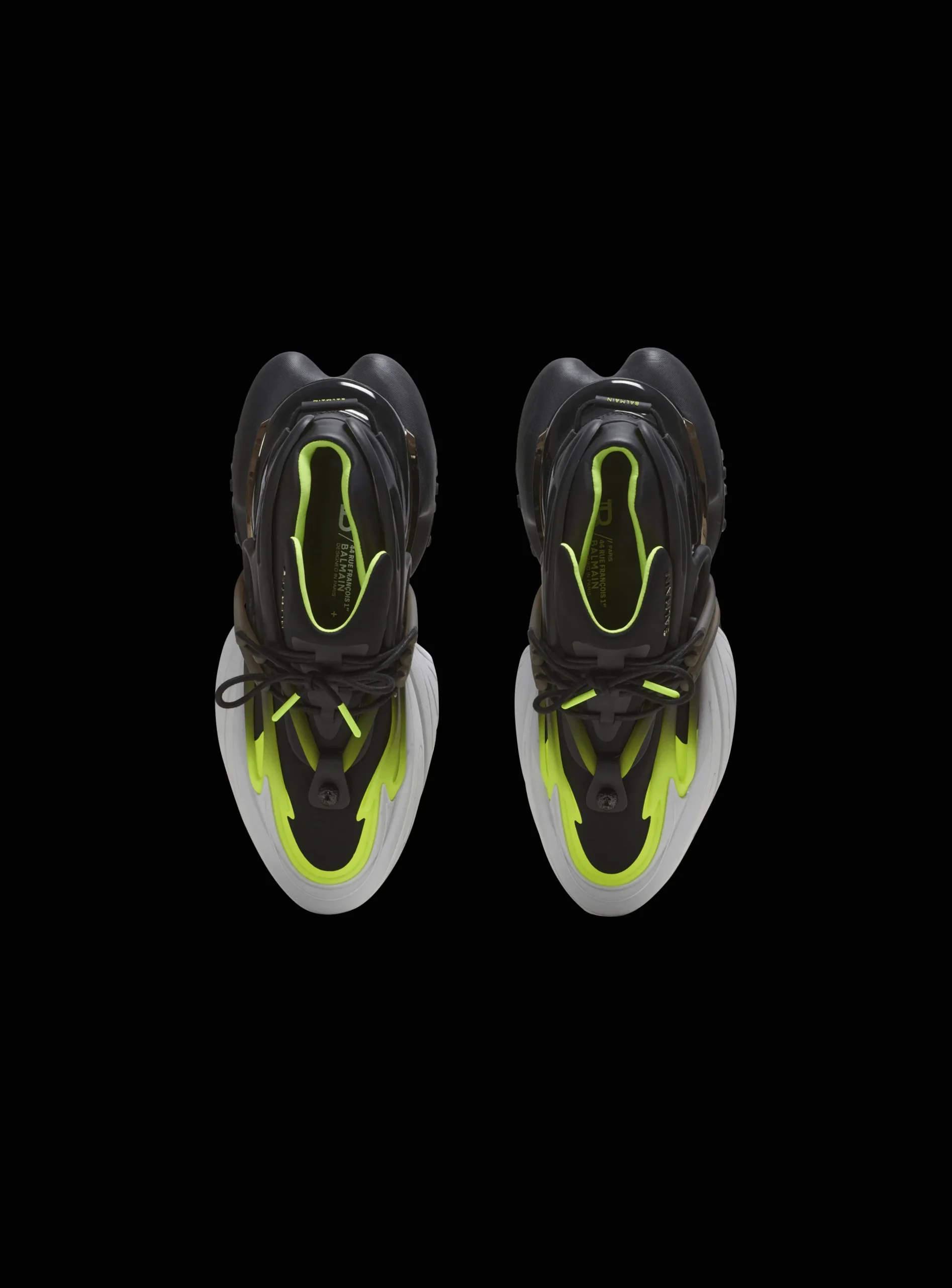 Fluorescent Unicorn Trainers In Neoprene And Leather-Balmain Sale