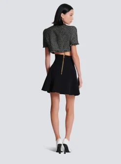 Gingham Tweed Jacket-Balmain Outlet