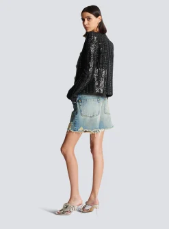 Glittery Tweed Jacket-Balmain Cheap