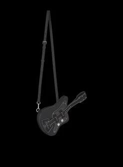 Guitar Rubber-effect Leather Clutch-Balmain Best Sale