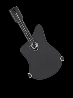 Guitar Rubber-effect Leather Clutch-Balmain Best Sale