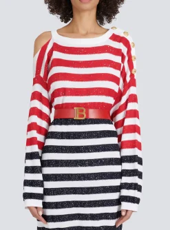 HIGH SUMMER CAPSULE - Leather B-Belt Belt-Balmain Online