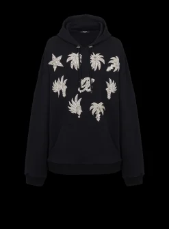 Hoodie With Embroidered Badges-Balmain Hot