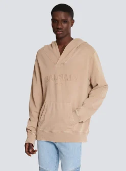 Hoodie With Vintage Embroidery-Balmain New