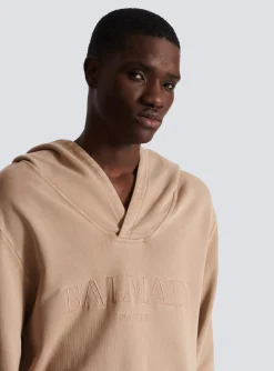 Hoodie With Vintage Embroidery-Balmain New