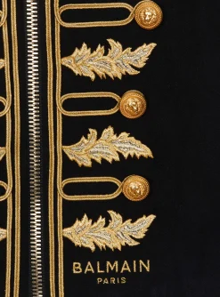 Jacket With Embroidered Braids-Balmain Fashion