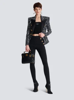 Jersey Leggings With 6 Buttons-Balmain New