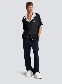 Joggers With PB Signature Badge-Balmain Cheap