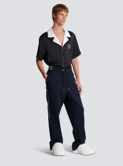 Joggers With PB Signature Badge-Balmain Cheap