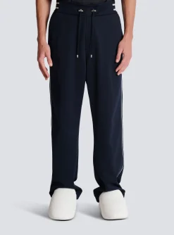 Joggers With PB Signature Badge-Balmain Cheap
