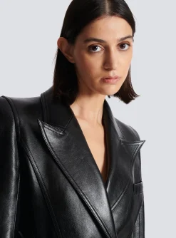 Jolie Madame Fringed Leather Jacket-Balmain Best Sale