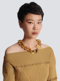 Key&Lock Necklace-Balmain Fashion