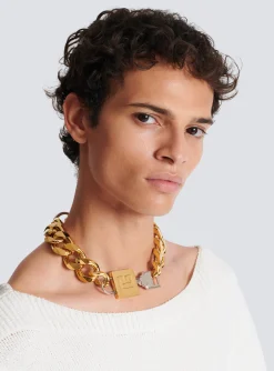 Key&Lock Necklace-Balmain Fashion
