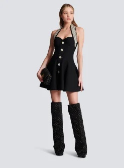 Knit Backless Dress-Balmain Store