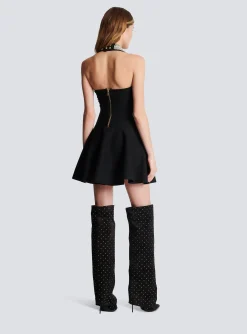 Knit Backless Dress-Balmain Store