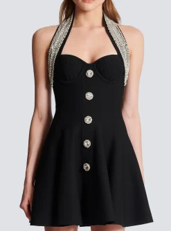 Knit Backless Dress-Balmain Store