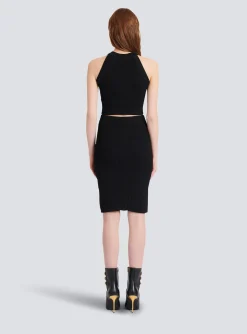 Knit Crop Top-Balmain Clearance
