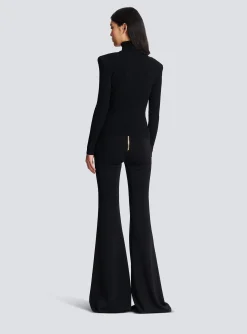 Knit Jumper With Gold Buttons-Balmain Shop