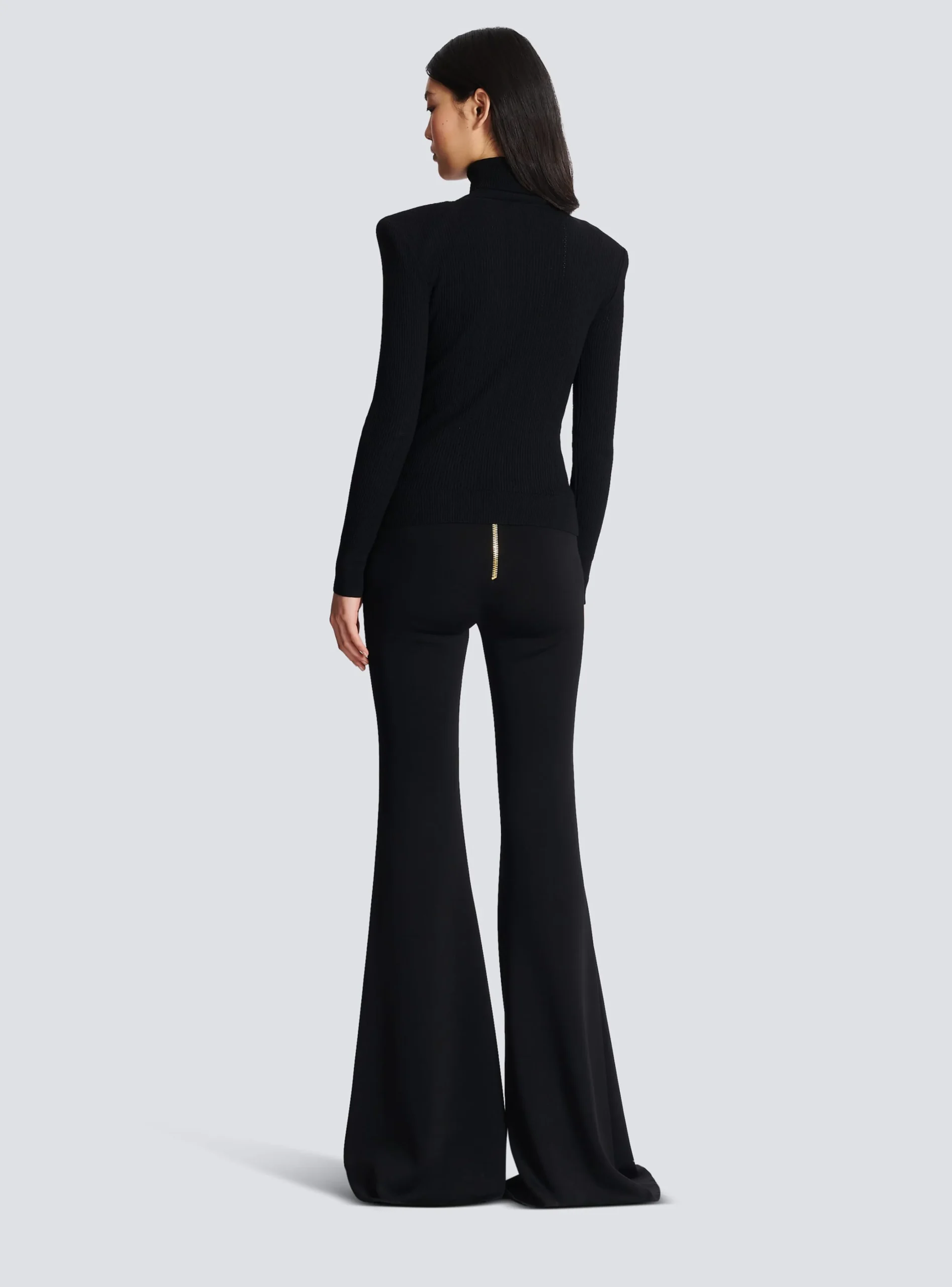 Knit Jumper With Gold Buttons-Balmain Shop