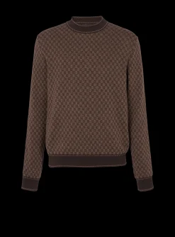 Knit Jumper With Mini Monogram-Balmain Fashion