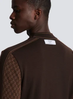 Knit Jumper With Mini Monogram-Balmain Fashion