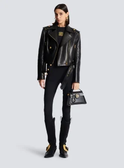 Knit Leggings With 6 Buttons-Balmain Cheap