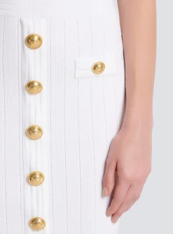 Knitted Dress With Buttons-Balmain Clearance