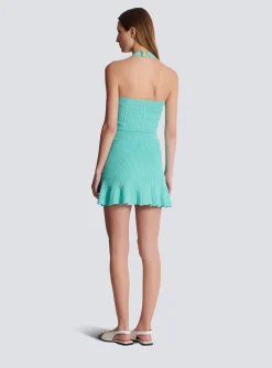 Knitted Skater Skirt-Balmain Flash Sale
