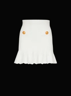 Knitted Skater Skirt-Balmain Discount