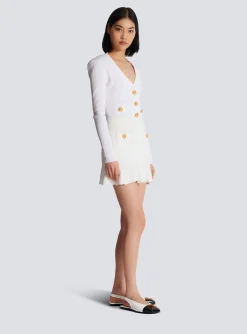 Knitted Skater Skirt-Balmain Discount