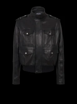 Lambskin Leather Jacket With 4 Pockets-Balmain Best