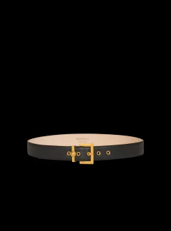 Leather Coin Belt Belt-Balmain Cheap