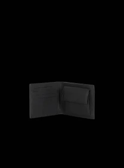 Leather Flap Wallet-Balmain Cheap