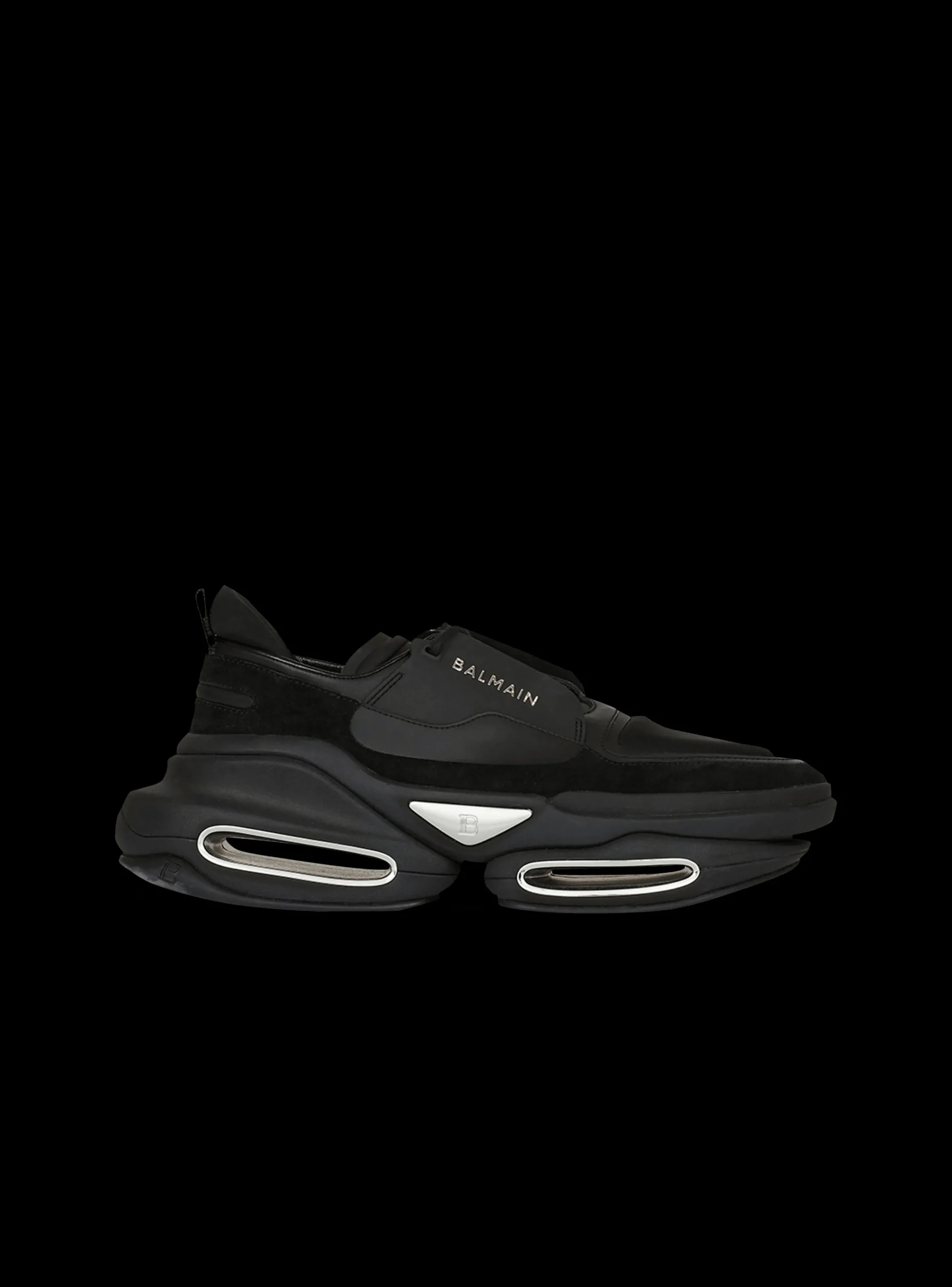 Leather, Neoprene And Suede B-Bold Low-top Sneakers-Balmain Best Sale