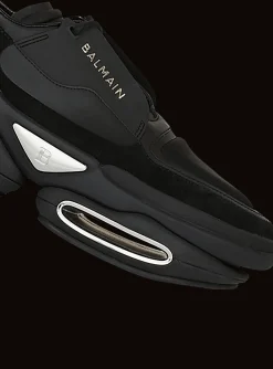 Leather, Neoprene And Suede B-Bold Low-top Sneakers-Balmain Best Sale