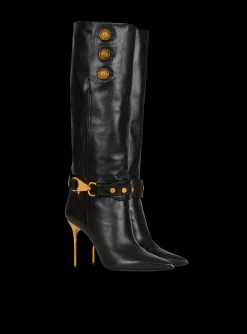Leather Robin Boots-Balmain New