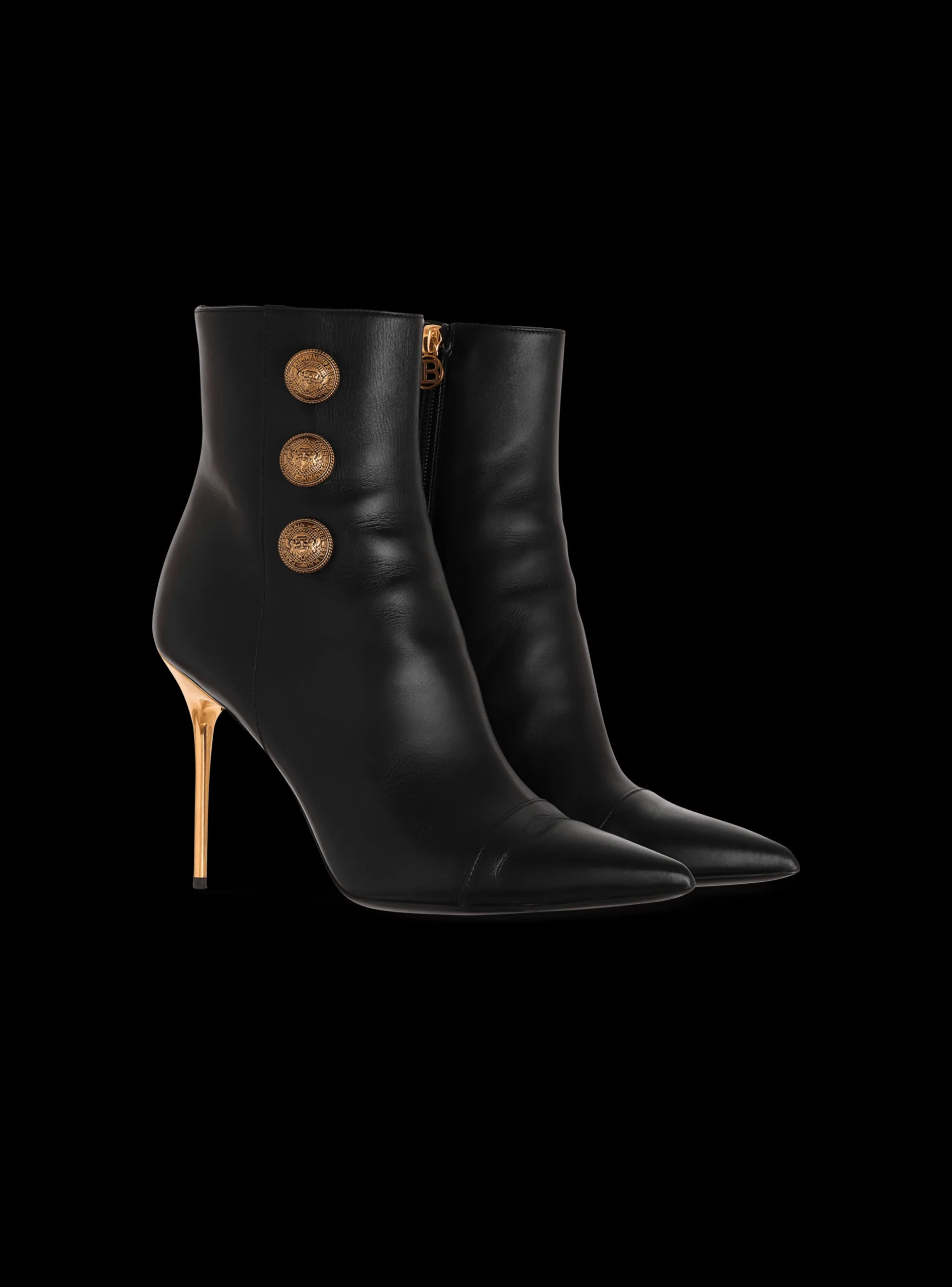 Leather Roni Ankle Boots-Balmain Cheap