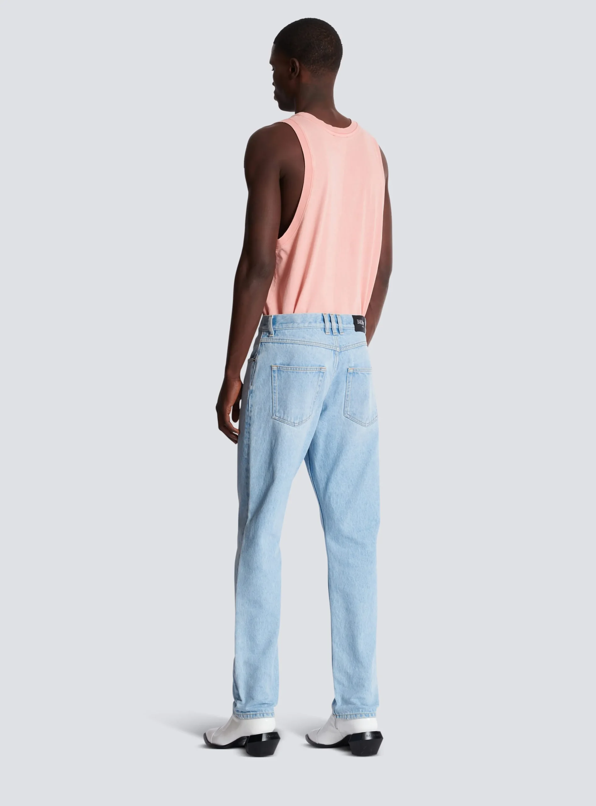 Light Regular-fit Denim Jeans-Balmain Outlet